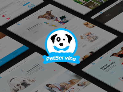 Pet Service - A Pet Services PSD Template animal dog pet pet care pet hospital pet services service