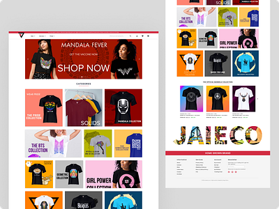 E-commerce website redesign