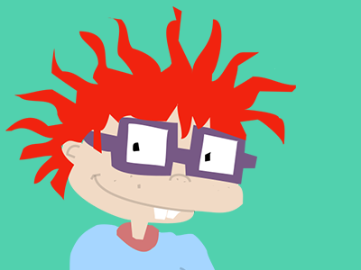 Chuckie Finster - The Rugrats baby bip bip chuckie finster flat ginger green hair hero human mood old the rugrats cartoon
