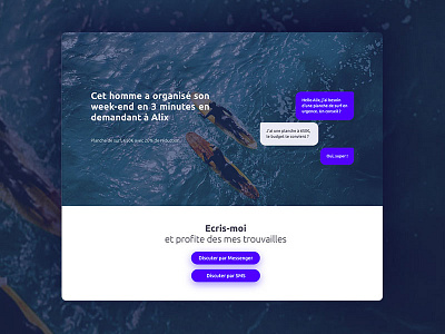 Alix website app box messenger service sms website