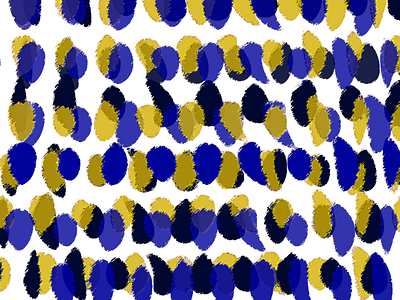 Patchwork abstract blue bubbles dots illustration marine patchwork test yellow