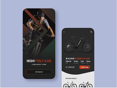 Radon Bikes - concept redesign app bike app design mobile mobile app mobile design redesign ui ux