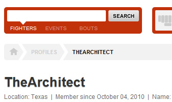 TheArchitect breadcrumbs red search