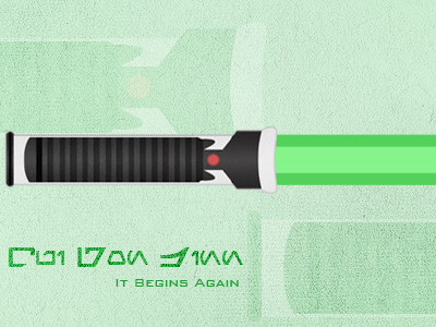 Weapon 11.5 episode one illustration lightsaber star wars