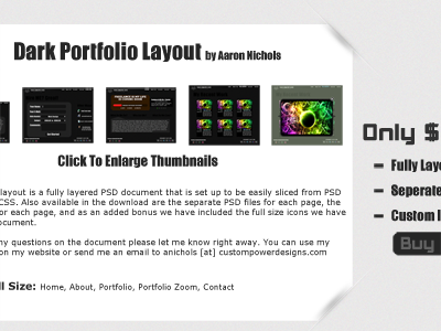 Theme Sale Page portfolio premium theme sales sales page