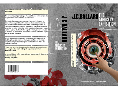 "The Atrocity Exhibition" | JG Ballard | Illustration and cover book cover books collage illustration photoshop typography