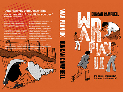 "War Plan UK" book cover 3 colors british rail font cold war illustration illustrator indesign letterpress photoshop typography