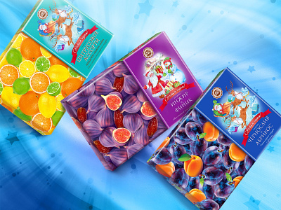 New Year packaging for sweets