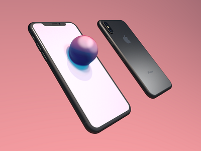 iphone x cinema 4d iphone x