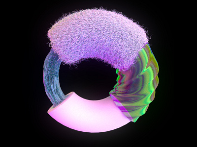 wrong torus 3d art cinema 4d coronarender illustration