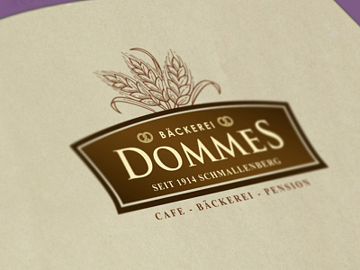 Backerei Dommes-Logo design