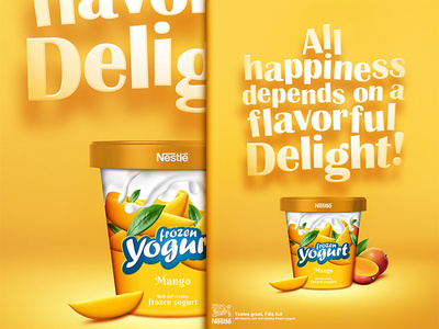 Nestle Frozen Fruit Yogurt