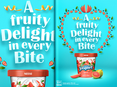 Nestle Frozen Fruit Yogurt delight dessert fresh frozen fruit sweet