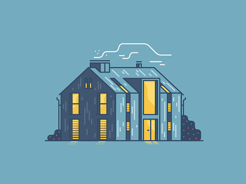 House by Andy Kurochkin on Dribbble