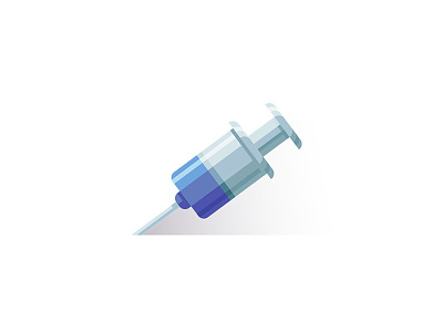 Needle 💉 branding clean color design flat icon illustration vector web
