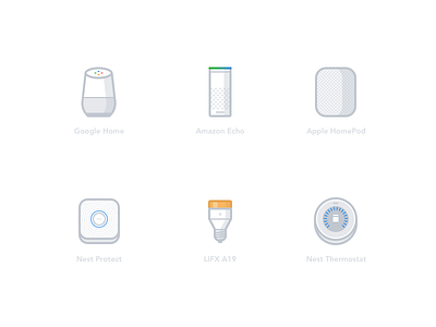 Smart Home amazon design google icon illustration minimal smart home speaker vector web