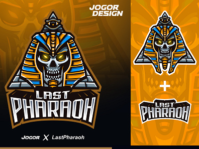 Last Pharaoh mascot logo design design egypt esports logo icon illustration jogor logo mascot pharaoh pyramid typogaphy vector