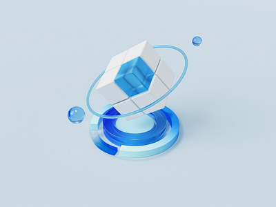 3D icon design 3d ui