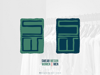 Swear Meson Logo Design blue branding clothing design design art design process fashion graphic design green illustration logo logo design swear ui
