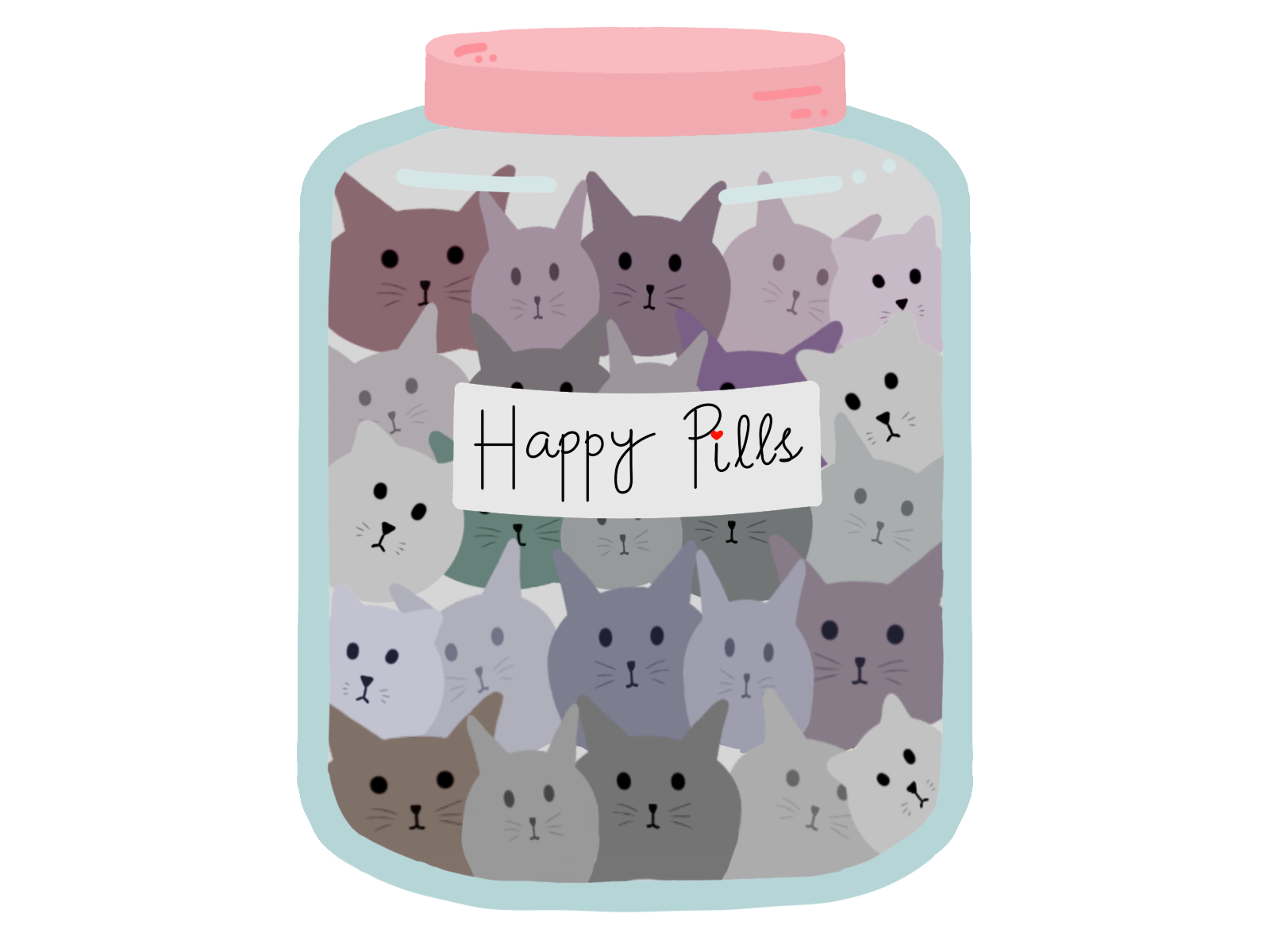 Happy pills 😻 by Parul Maheshwari on Dribbble