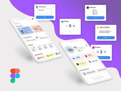 Health Solution Application app design figma figmadesign health health app health solution mobile mobile app mockup prototype ui uidesign uiux ux ux design