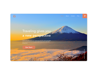 Travel branding design logo photo photoshop travel ui ux web website