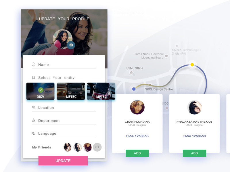 design a friend website