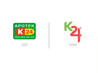Apotek K-24 Rebranding Logo branding design flat logo rebranding
