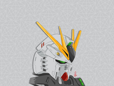 Gundam Illustration cartoon illustration design drawing gundam illustration vector