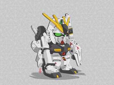 Gundam Chibi Illustration