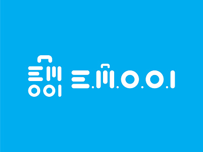 e.m.o.o.i Logo project branding design logo logo design logos logotype minimal typography