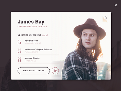 James Bay Event Box