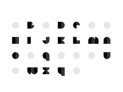 FridayThirty #1 - Alphabet alphabet font lettering type typeface