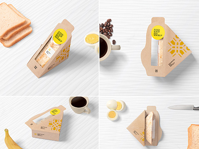 Sandwich Box Mockups