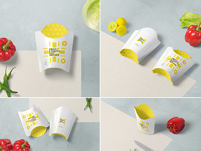 Fries Box Mockups