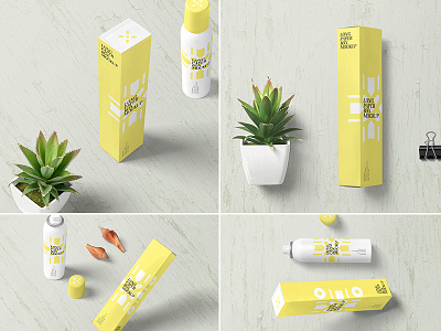 Long Paper Box Mockups box branding card cosmetic mock mockup packaging packing paper paste rectangular scene tube up