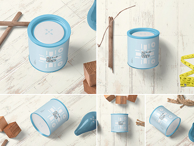 Paint Can Mockups