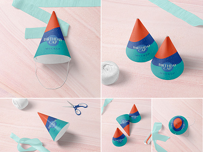 Download Birthday Cap Mockups By Pixelvoyager On Dribbble