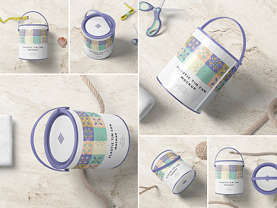 Paint Tin Jar Mockups