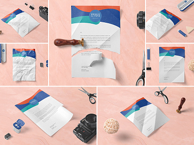 Torn & Wrinkled A4 Paper Mockups