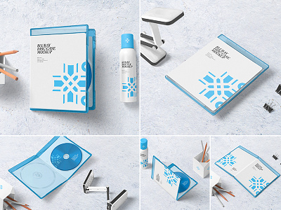 Blu Ray Disc Case Mockups album blu branding case cd cover disc game jewel mock mockup movie music ray scene software up