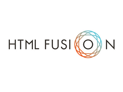 HTMLfusion Logo design development html logo typography web design website