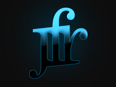 JFReid Logo logo neon type typography