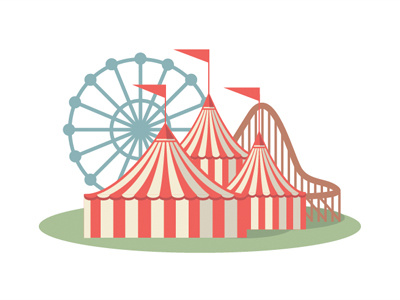 Circus Icon circus icon illustration tent
