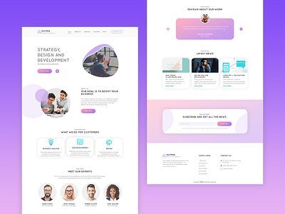 IT Company Landing page