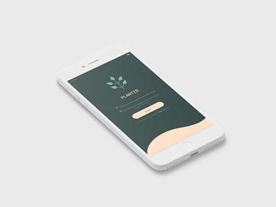 Planner app sign-up UI design app design illustration ui