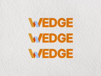 Wedge Logo Redesign brand identity branding illustrator logo logo design software software company