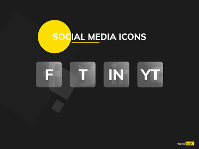 Social Media Icons Design branding design icon illustration logo typography ux vector