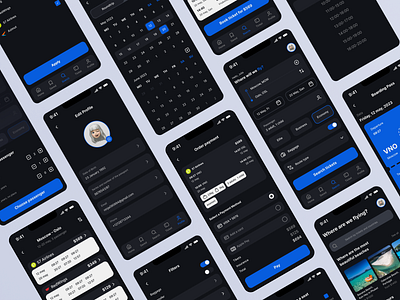 Mobile App Booking air tickets airlines app booking flight mobile sky tickets travel ui ux