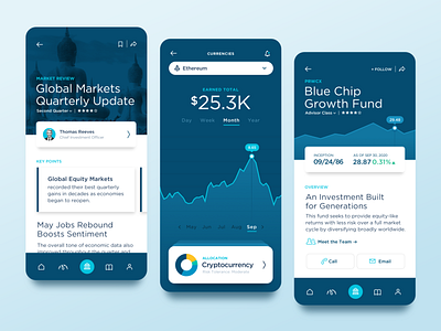 Fintech Financial App UI Design